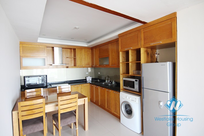 Spacious apartment with 02 bedrooms for rent in Doi Can street, Ba Dinh district.