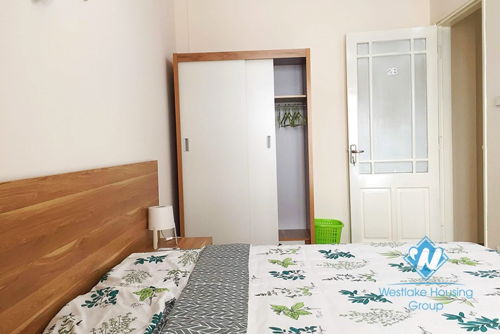 Two bedrooms apartment for rent in Van Cao st,Ba Dinh district, Hanoi