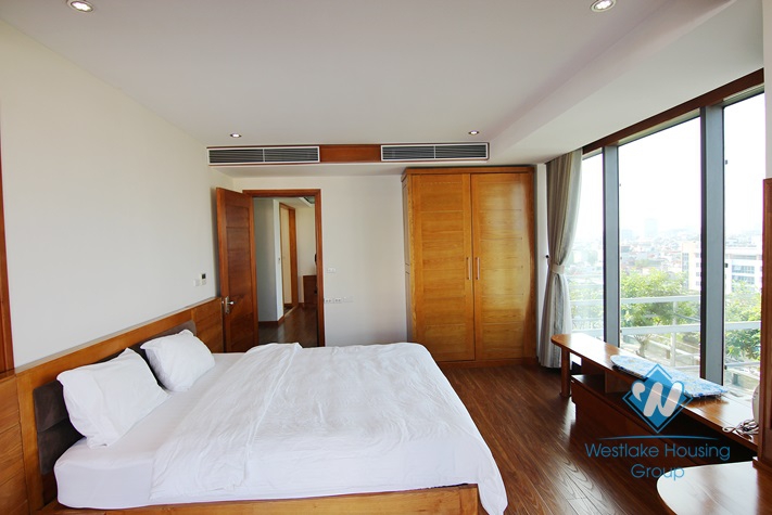 Spacious apartment with 02 bedrooms for rent in Doi Can street, Ba Dinh district.