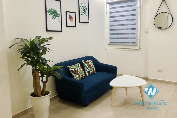 Beautiful apartment for rent in Van Cao street, Ba Dinh district.
