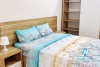 A Cozy 2 bedrooms apartment for rent in Van Cao, Ba Dinh area.