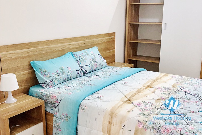 A Cozy 2 bedrooms apartment for rent in Van Cao, Ba Dinh area.