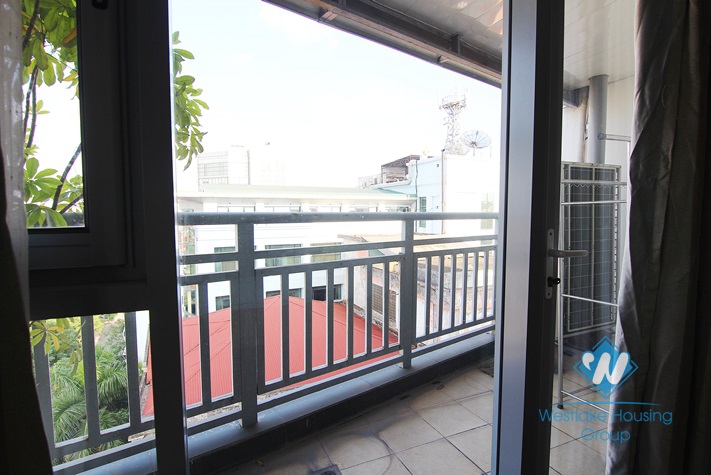 Spacious apartment with 02 bedrooms for rent in Doi Can street, Ba Dinh district.