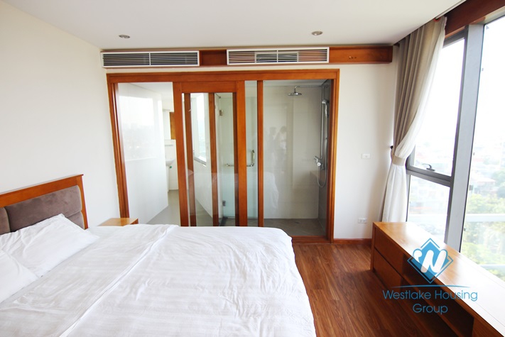 Spacious apartment with 02 bedrooms for rent in Doi Can street, Ba Dinh district.
