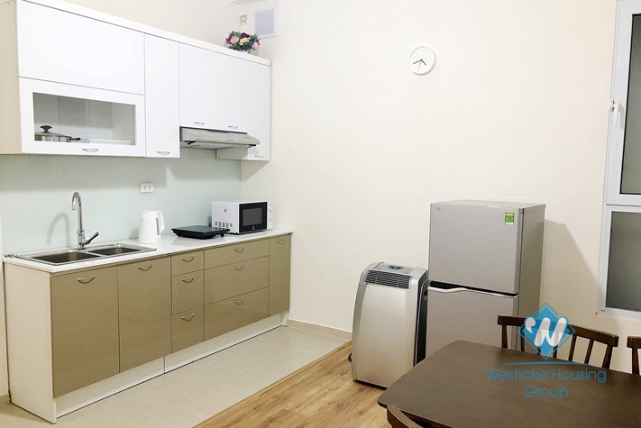 Two bedrooms apartment for rent in Van Cao st,Ba Dinh district, Hanoi