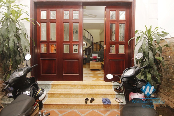 Nice 04 bedrooms house for rent in Dang Thai Mai Street, Tay Ho district.