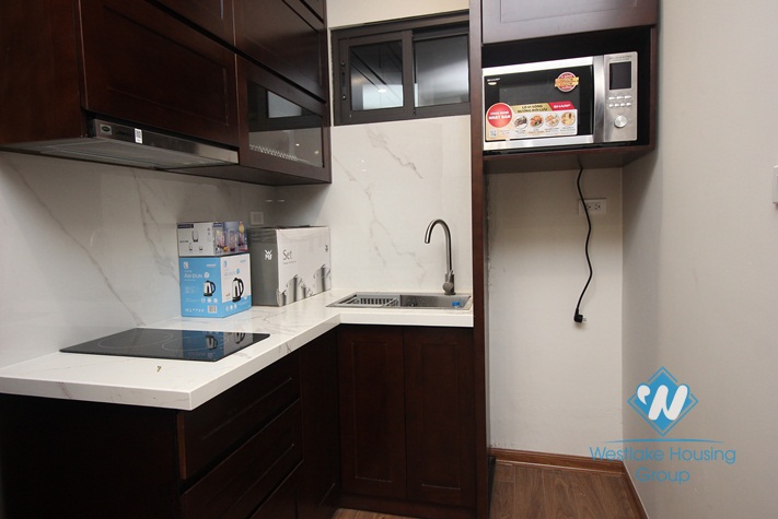 A beautiful and well-designed 1 bedroom apartment for rent in Ba Dinh district
