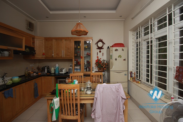 A nice and quiet house with 4 bedrooms for rent in Ba Dinh District