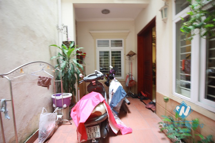 A nice and quiet house with 4 bedrooms for rent in Ba Dinh District