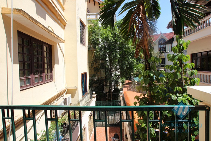Nice colonial house rental with 4 bedrooms in To Ngoc Van, Tay Ho, Ha Noi