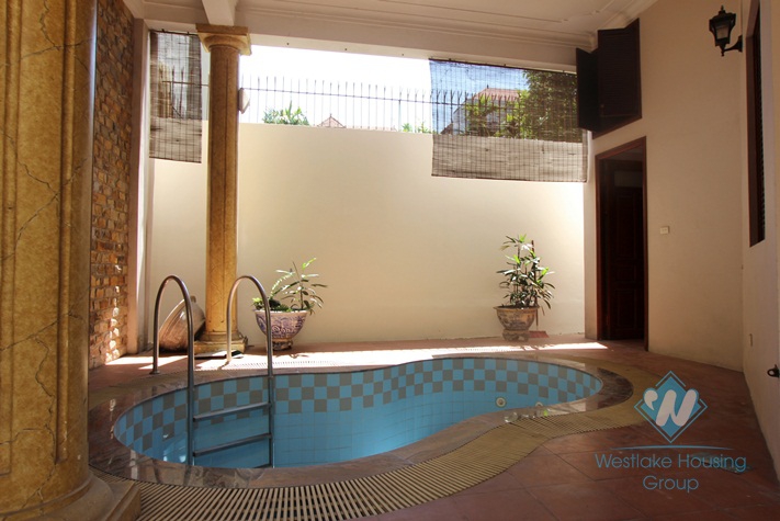 Nice colonial house rental with 4 bedrooms in To Ngoc Van, Tay Ho, Ha Noi