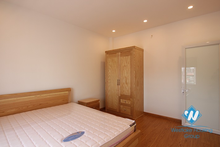New apartment with lake view for rent in Yen Phu Village, Tay Ho District 