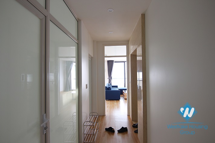 New apartment with lake view for rent in Yen Phu Village, Tay Ho District 