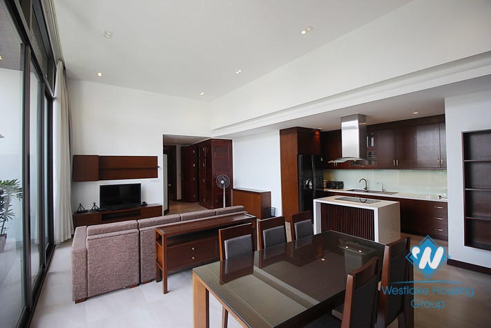 A brand new apartment with high quality furnitures and services for rent in Tay Ho, Ha Noi