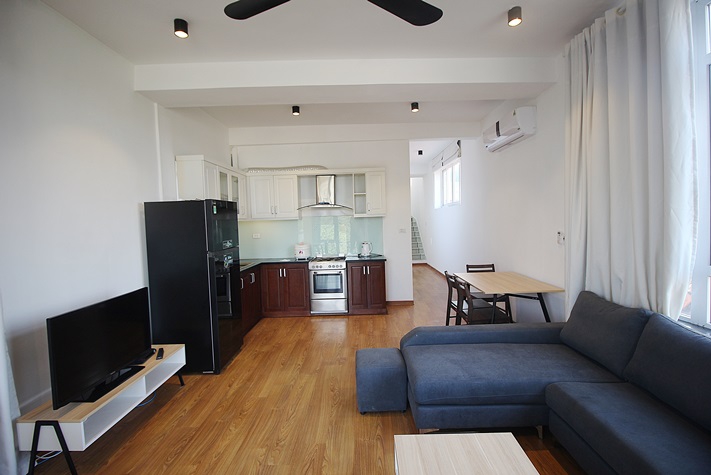 Good valued duplex apartment for lease on Au Co street, Tay Ho, Hanoi