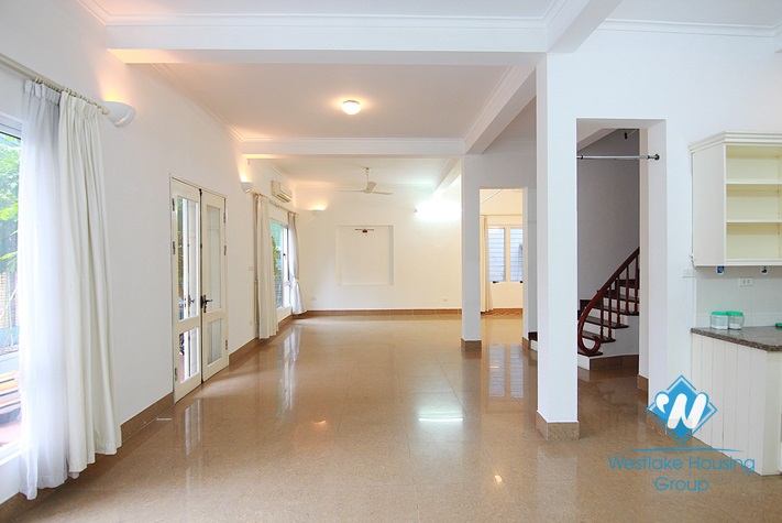 Bright house with swimming pool for rent in Tay Ho Area, Ha Noi