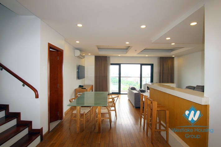 Duplex apartment with 3 bedrooms for rent in Trinh Cong Son st, Tay Ho District 