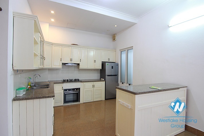 Bright house with swimming pool for rent in Tay Ho Area, Ha Noi