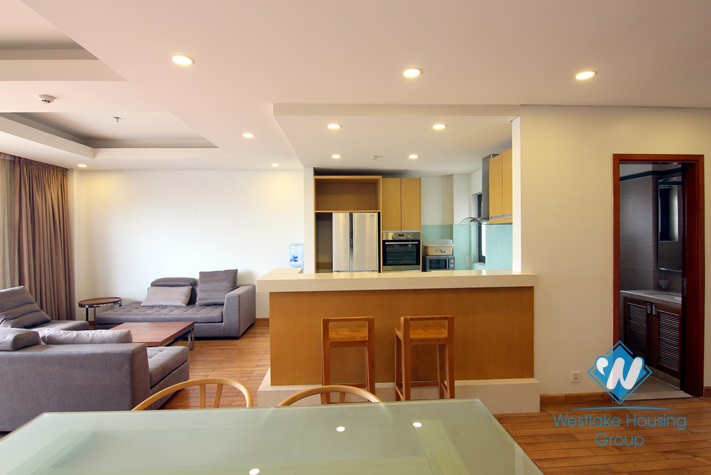 Duplex apartment with 3 bedrooms for rent in Trinh Cong Son st, Tay Ho District 