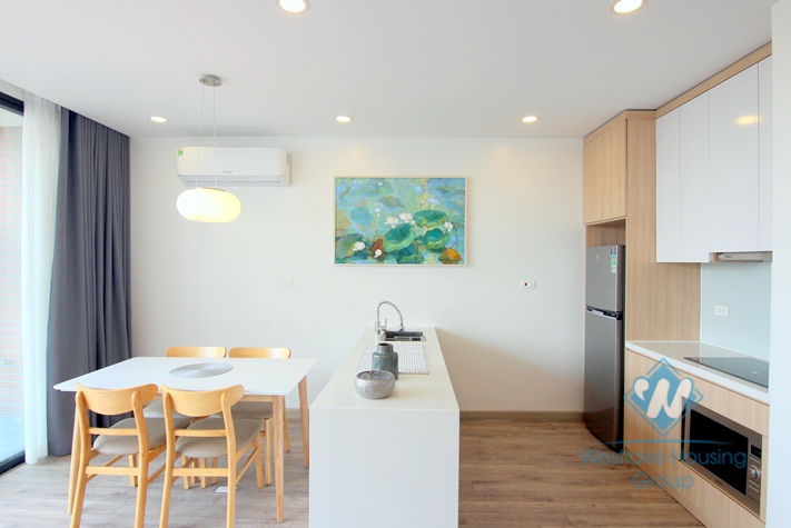 A 2 bedroom lake view apartment for rent on To Ngoc Van street