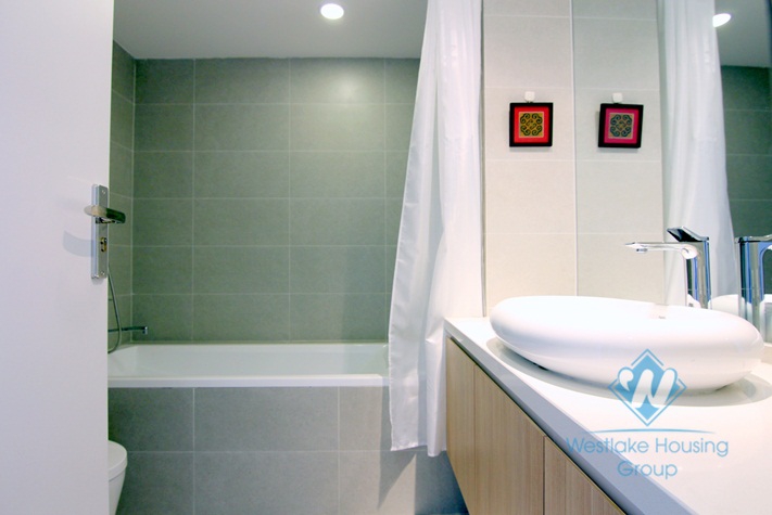 A 2 bedroom lake view apartment for rent on To Ngoc Van street