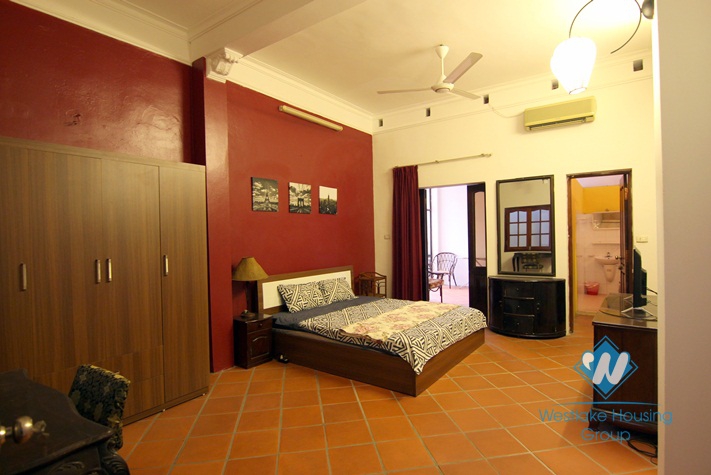 A charming duplex 1 bedroom apartment for rent in Tay ho, Ha noi 