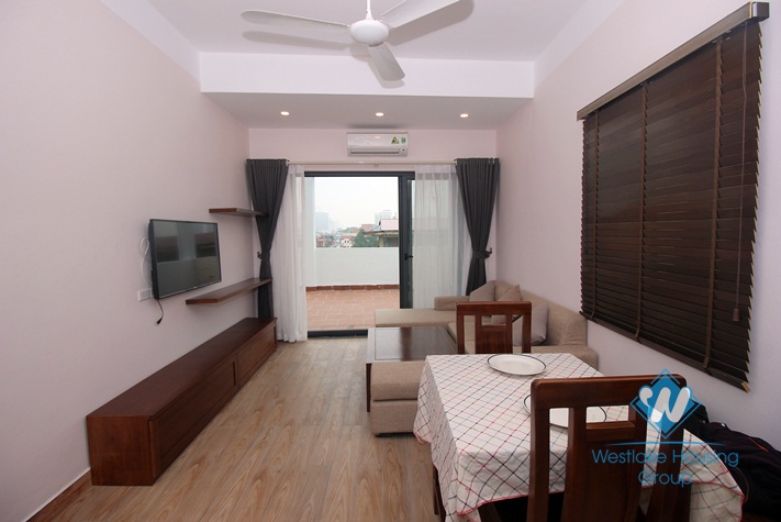 A brand new 1 bedroom apartment with big balcony for rent in Ba dinh