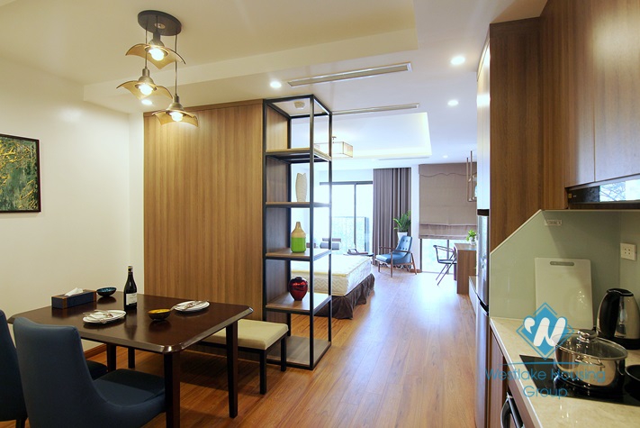 New studio with lake view for rent in Dang Thai Mai, Tay Ho.