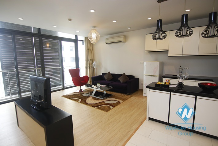 Bright studio for rent in Duy Tan street, Cau Giay area.