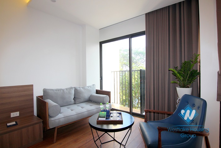 New studio with lake view for rent in Dang Thai Mai, Tay Ho.