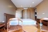 Bedroom with view to Westlake apartment for rent  in Tay Ho district.