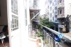 Bright studio with balcony for rent in Thanh Mien st, Dong Da district.