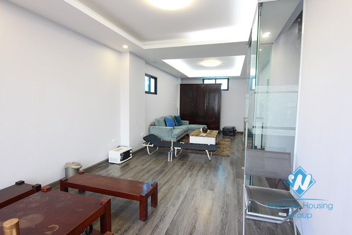A newly studio with big balcony for rent in Tay Ho area.