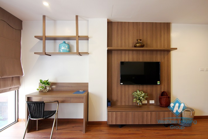 New studio with lake view for rent in Dang Thai Mai, Tay Ho.