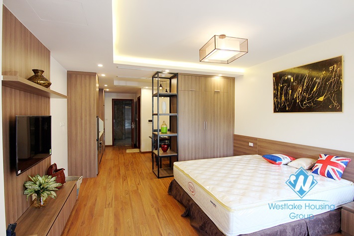 New studio with lake view for rent in Dang Thai Mai, Tay Ho.