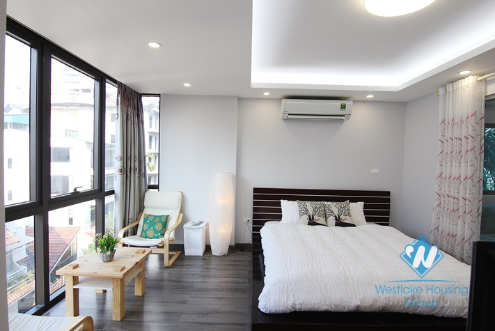 A brand new one bedroom apartment for rent in Tay Ho area.