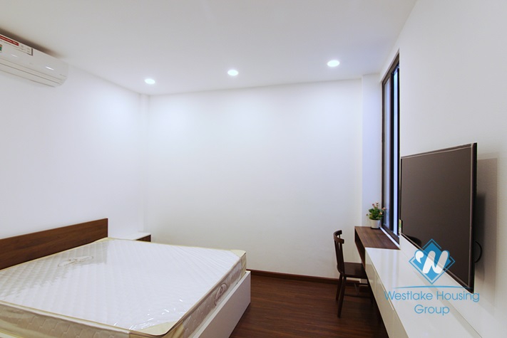 A brand new 2 bedrooms apartment with lake view for rent in Yen Phu village.