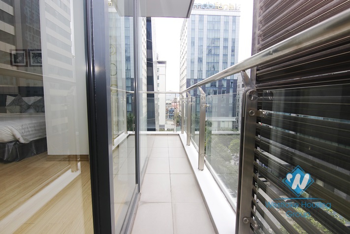 Bright studio for rent in Duy Tan street, Cau Giay area.