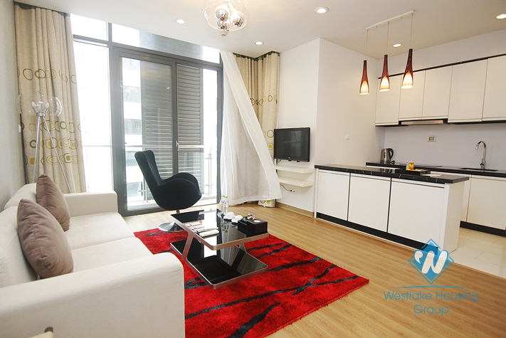 Morden and luxury 1 bedroom apartment for rent in Duy Tan st, Cau Giay district.