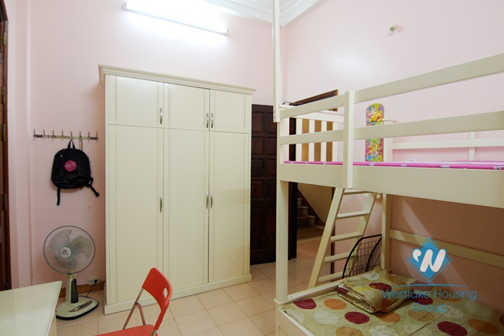 Private house with 4 bedrooms for rent in Au Co st, Tay Ho district.