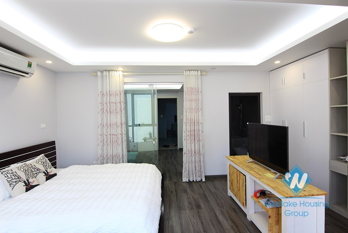 A brand new one bedroom apartment for rent in Tay Ho area.