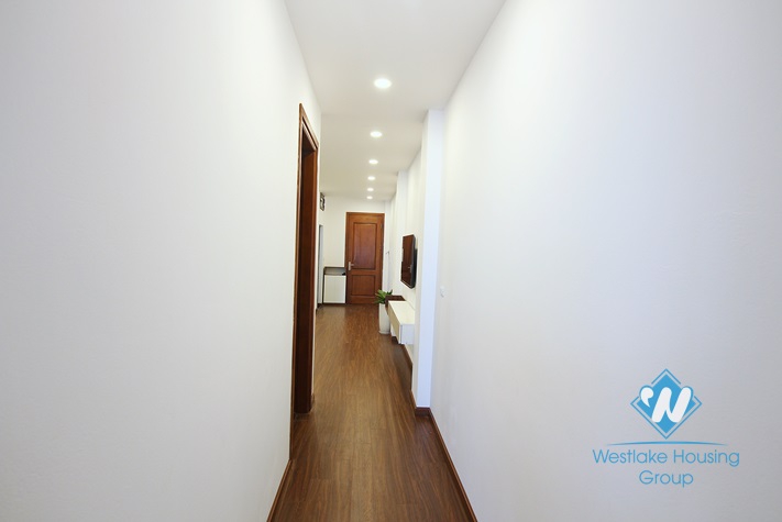 A brand new 2 bedrooms apartment with lake view for rent in Yen Phu village.