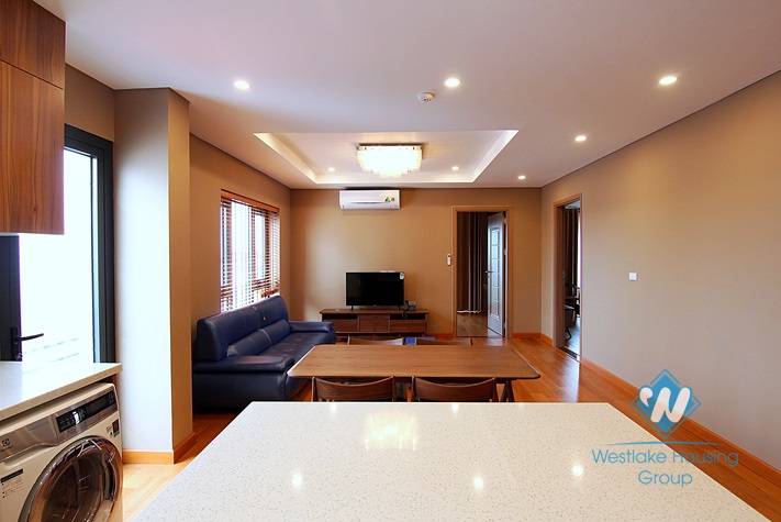 Bedroom with view to Westlake apartment for rent  in Tay Ho district.