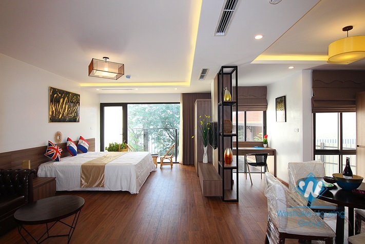 Super studio with lakeview for rent in Dang Thai Mai area, Tay Ho district.