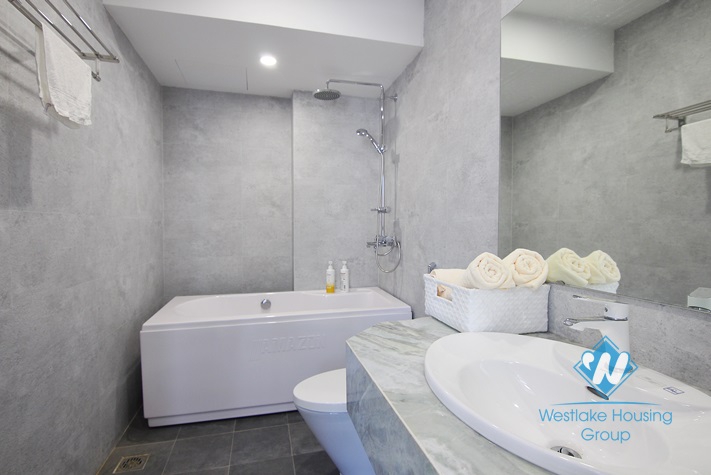 A brand new one bedroom apartment for rent in Tay Ho area.