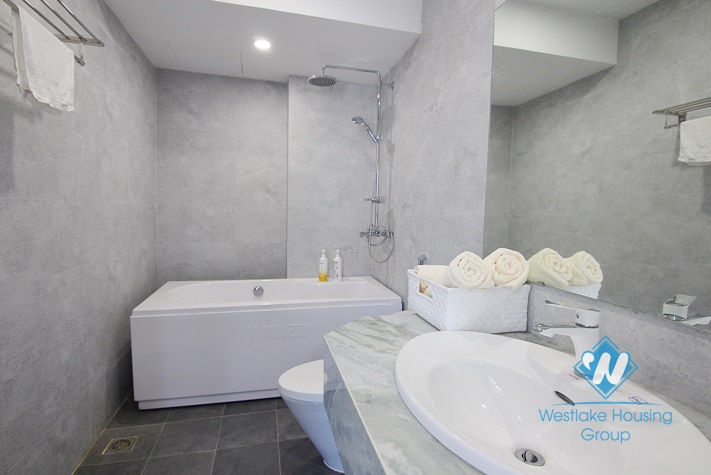 A brand new one bedroom apartment for rent in Tay Ho area.