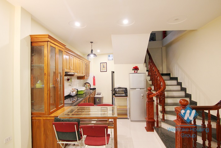 Three bedrooms house for rent in Yen Hoa, Tay Ho area.