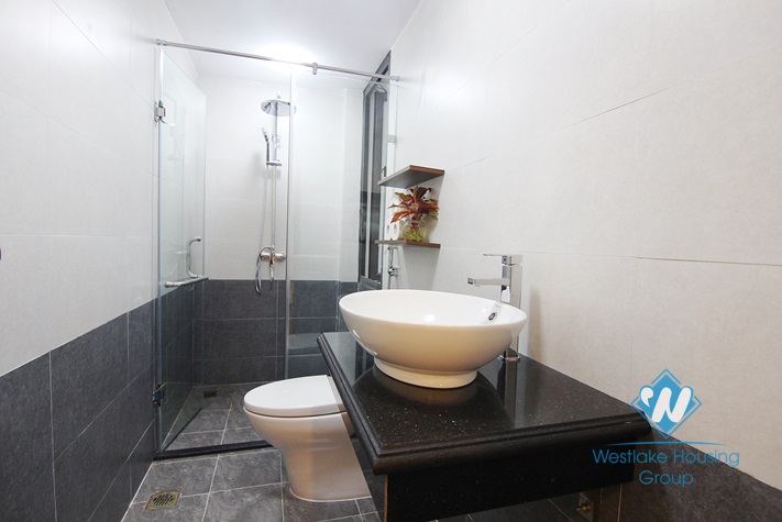 A brand new 2 bedrooms apartment with lake view for rent in Yen Phu village.