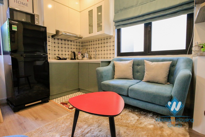A little beautiful and nice 1 bedroom apartment for rent in Ba Dinh District