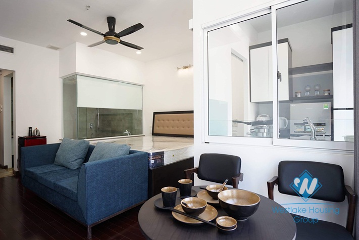 A brand new modern and bright studio for rent in Ba Dinh District